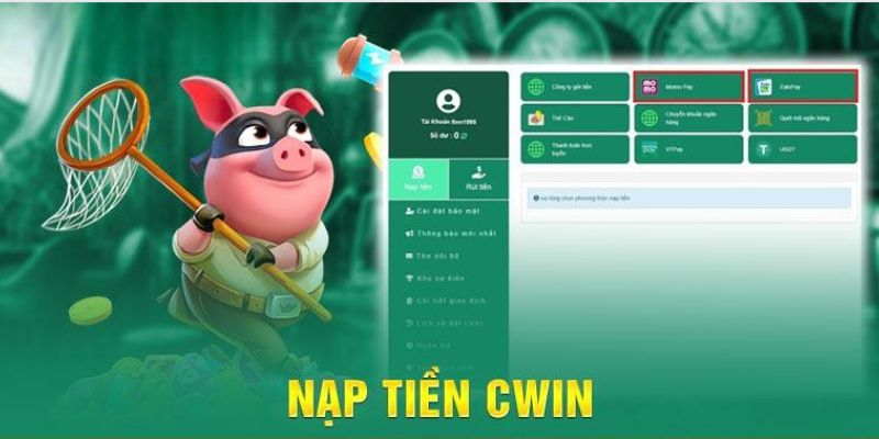 Tổng quan về quá trình nạp tiền Cwin