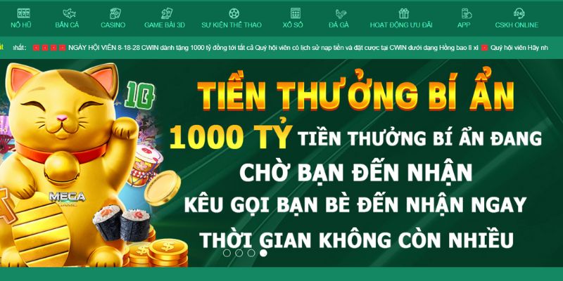 Sự kiện bí ẩn, chỉ cần có cược là có thưởng khủng 